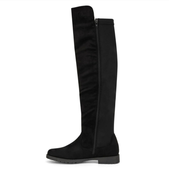 Fashionable Knee boots /black - Picture 2 of 10